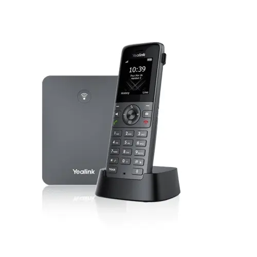 [W73P] Yealink W73P High-Performance IP DECT Solution including W73H Handset and W70B Base Station, Up to 20 simultaneous calls, Flexible Noise Reduction