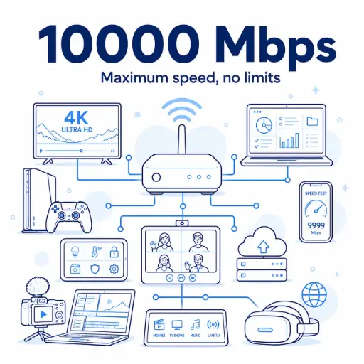 net360 resiFibre:   10,000Mbps